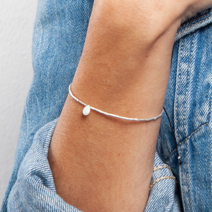 PULSERA PLATA CON OPALO