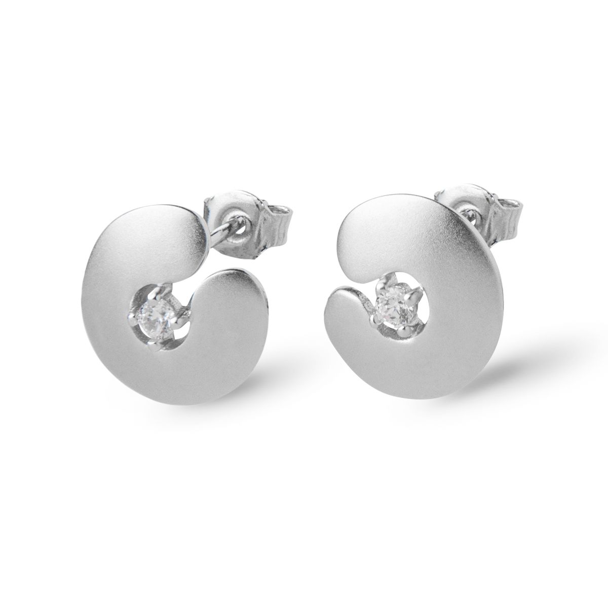 PENDIENTES MAZE BLANCO