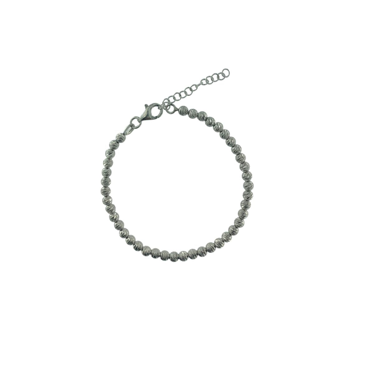 PULSERA BOLAS GRABADAS DE PLATA