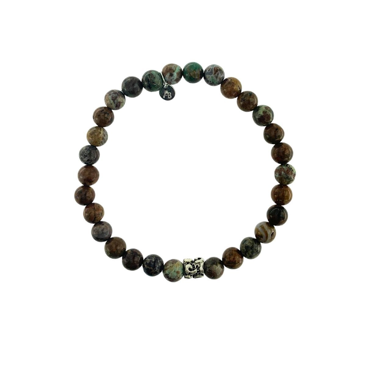PULSERA ELASTICA PIETERSITA Y PIEZA DE PLATA