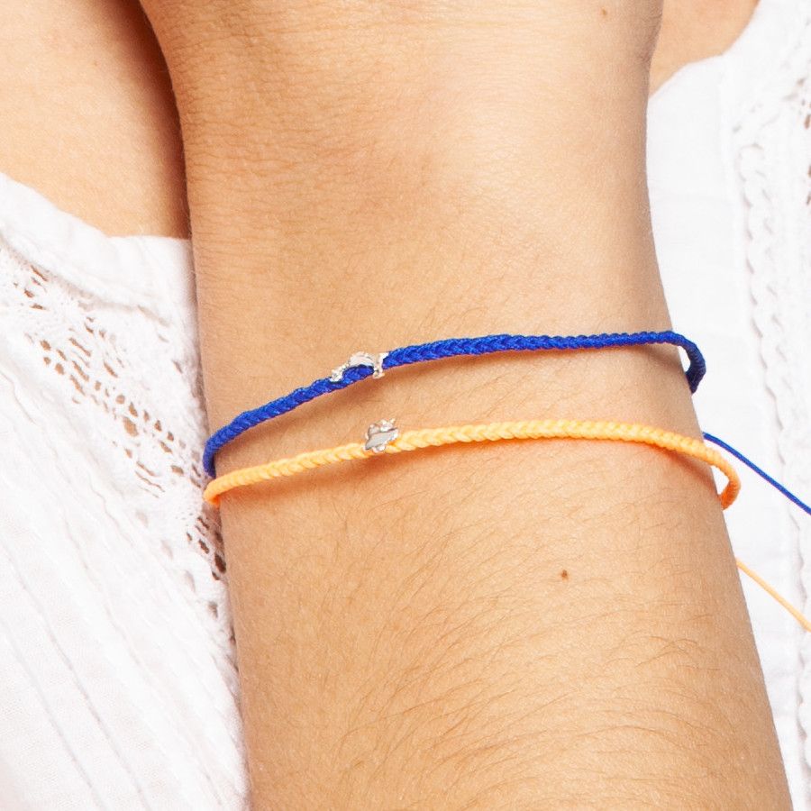 PULSERA MACRAME CON MARIPOSA