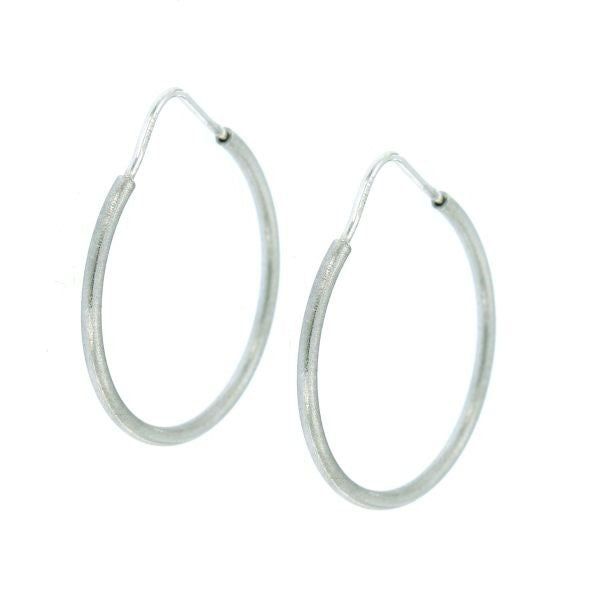 AROS DE PLATA MATE 1,5 MM. SEC. - 20 MM Ø