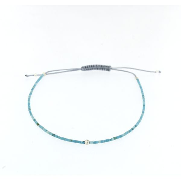 PULSERA DE TURQUESAS Y PLATA