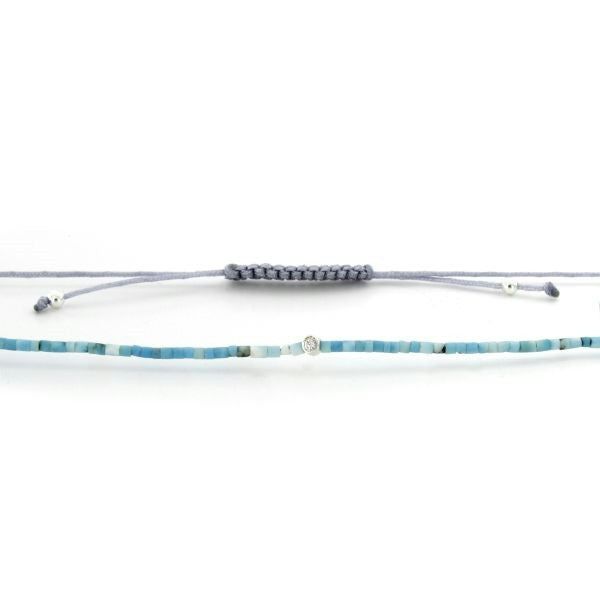PULSERA DE TURQUESAS Y PLATA
