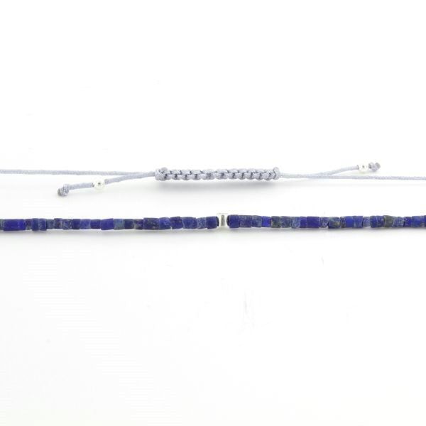 PULSERA DE LAPISLÁZULIS Y PLATA