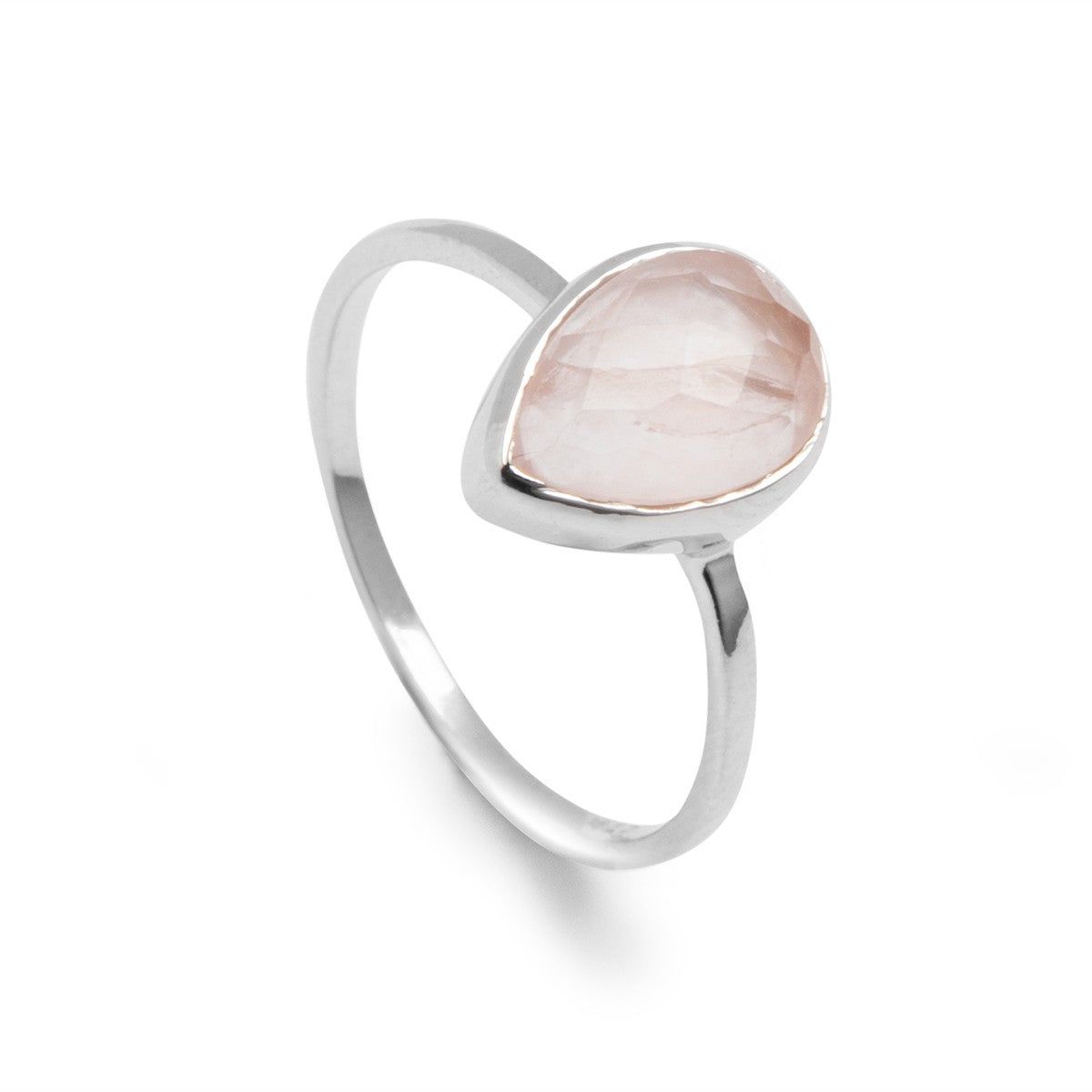 ANILLO PLATA CUARZO ROSA