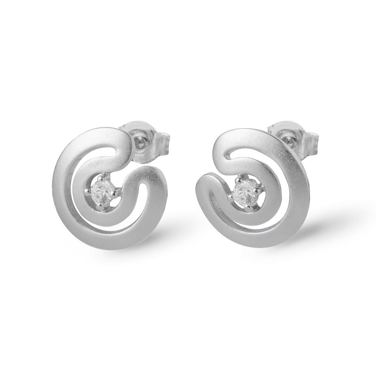 PENDIENTES MAZE CALADOS BLANCO
