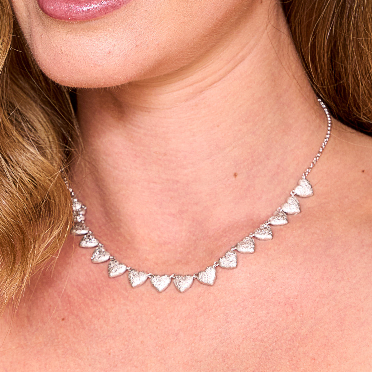 COLLAR DE CORAZONES "COEUR"