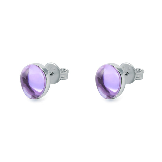 PENDIENTES AVA PEQUEÑOS LILAS