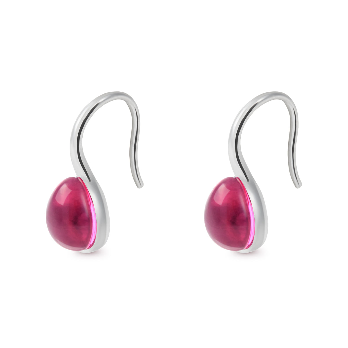 PENDIENTES AVA GANCHO FUCSIA