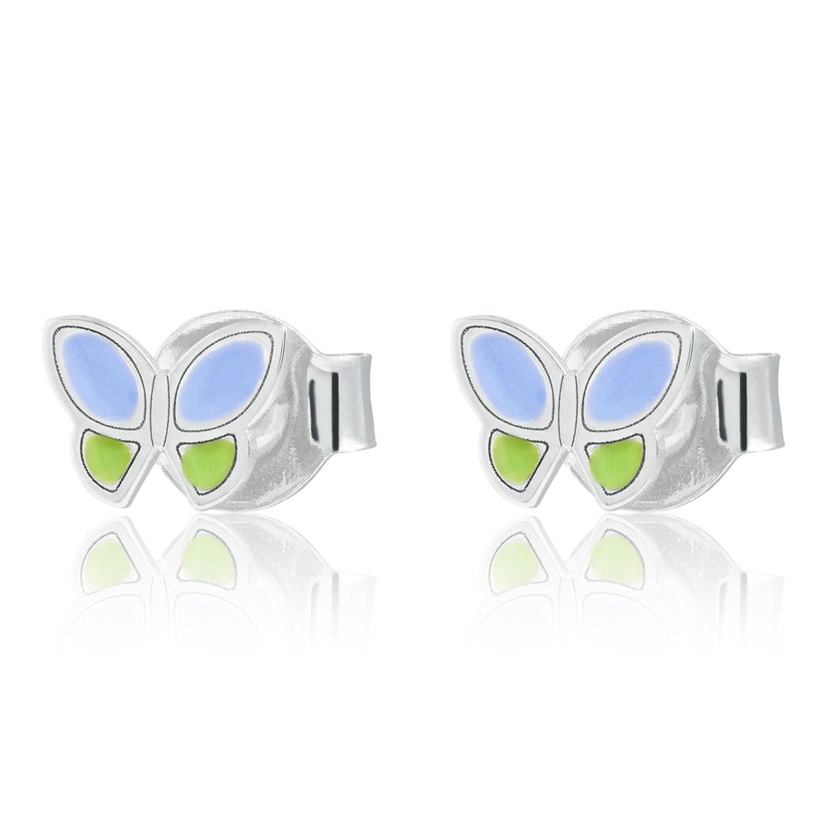 PENDIENTES MINI MARIPOSA ESMALTADA