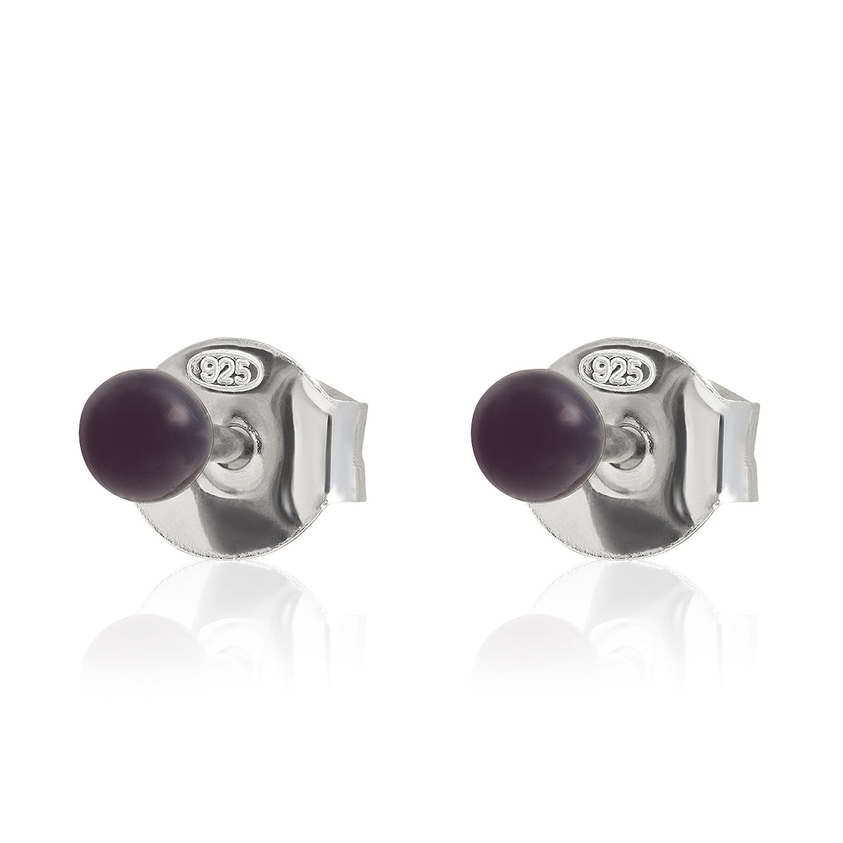 PENDIENTES BOLITA ESMALTADA Ø3MM