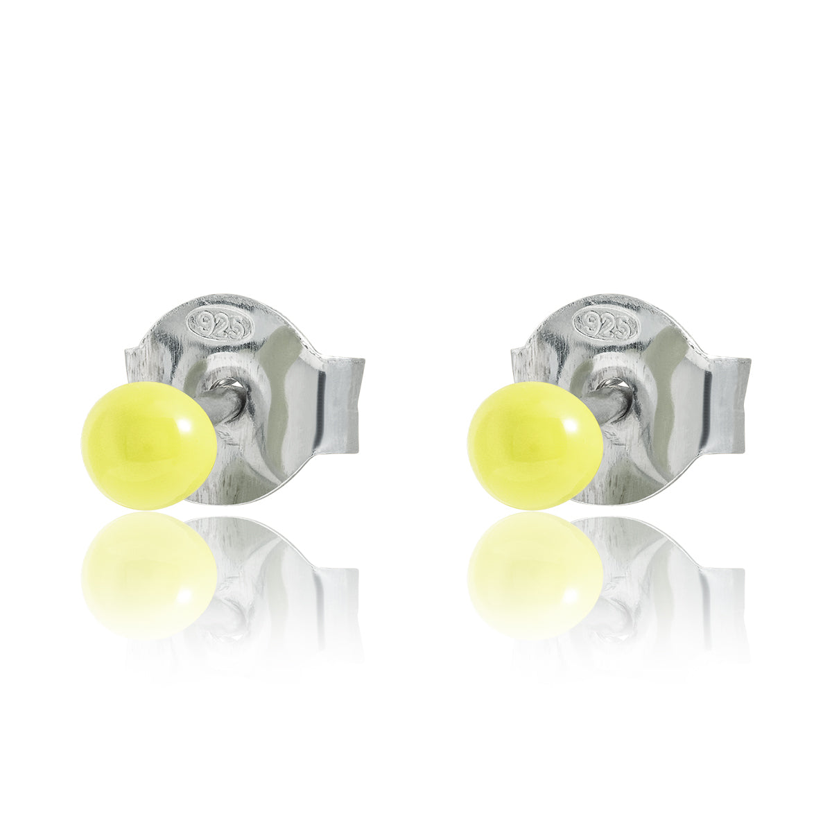 PENDIENTES BOLITA ESMALTADA Ø3MM