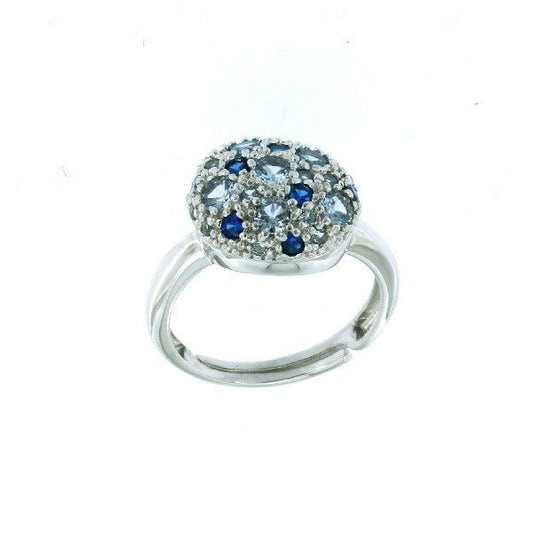 ANILLO CAPRI PAVÉ AZUL