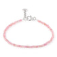 PULSERA TURMALINA ROSA CIERRE DE PLATA