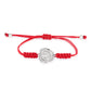 PULSERA MINI ROSA CON CORDON