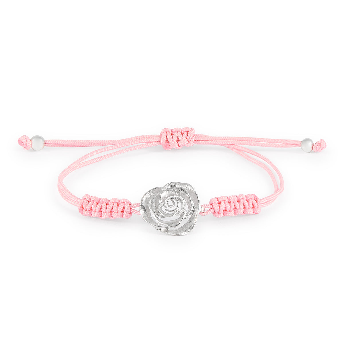 PULSERA MINI ROSA CON CORDON