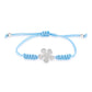 PULSERA LILA CORDON MACRAME